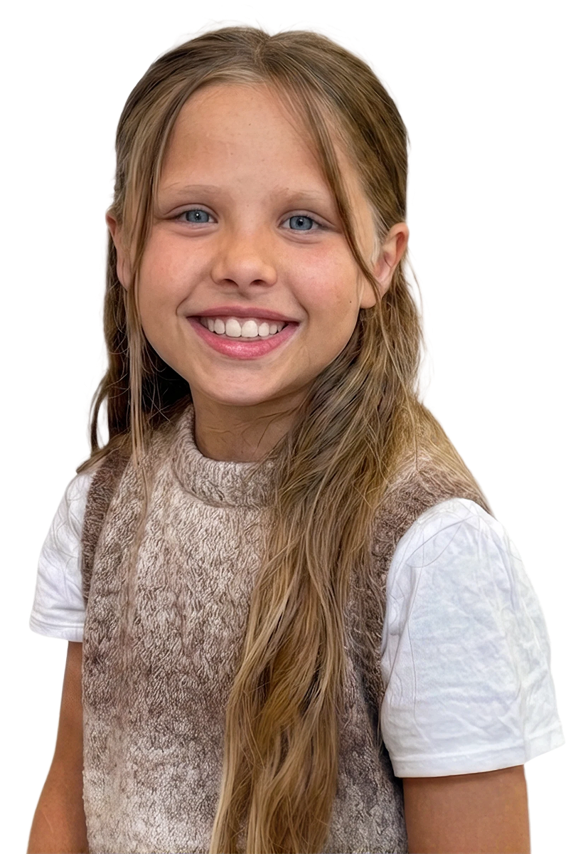 Happy child smiling